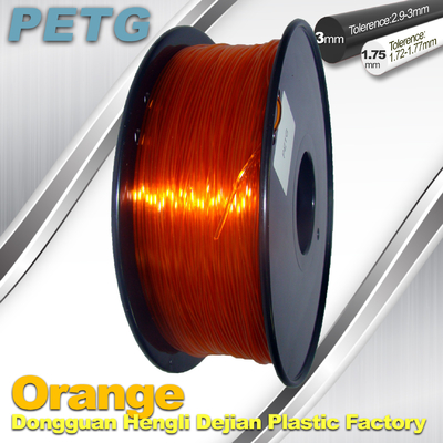 High Strength PETG Filament  , Transparent 3D Printing Filament  Resistance Acid