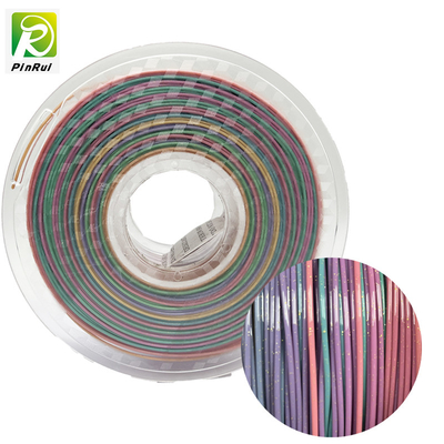 पीएलए 1.75 मिमी 3 डी प्रिंटर फिलामेंट स्पार्कल ट्विंकलिंग इंद्रधनुष रंग