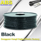 ब्लैक 1.75 मिमी / 3.0 मिमी 3 डी प्रिंटर फिलामेंट 3 डी प्रिंटर उपभोग्य एबीएस फिलामेंट