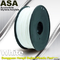 सफेद एएसए रेशा / 3 डी प्रिंटर के लिए एंटी अल्ट्रावियोलेट 1.75 मिमी रेशा