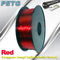 हाइट पारदर्शी लाल पीईटीजी 3 डी प्रिंटर फिलामेंट एसिड और क्षार प्रतिरोध 1.0 किलोग्राम / रोल