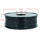 ODM PLA 3 डी प्रिंटर फिलामेंट आयामी सटीकता +/- 0.03 मिमी 1 किलो स्पूल 1.75 मिमी काला