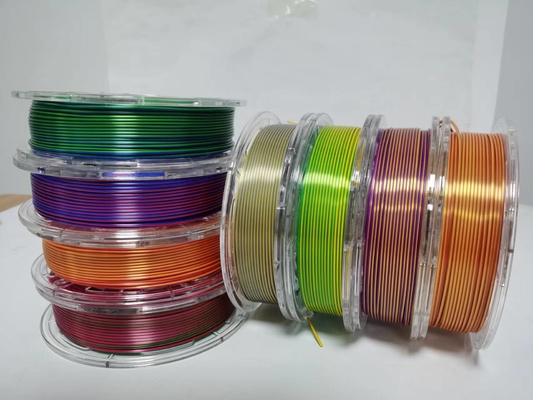 दोहरे रंग डी प्रिंटर रेशा, रेशम रेशा, पीएलए रेशा, डी प्रिंटर रेशा