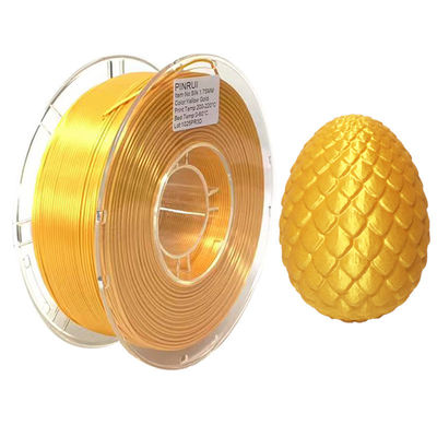 PINRUI सिल्क पीएलए फिलामेंट 1.75 मिमी 1KG ((2.2lbs) स्पूल सटीकता +/- 0.03 मिमी 3 डी प्रिंटर फिलामेंट प्लास्टिक एफडीएम 3 डी प्रिंटर के लिए