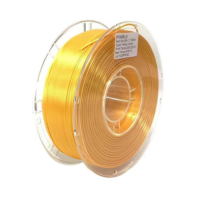 PINRUI सिल्क पीएलए फिलामेंट 1.75 मिमी 1KG ((2.2lbs) स्पूल सटीकता +/- 0.03 मिमी 3 डी प्रिंटर फिलामेंट प्लास्टिक एफडीएम 3 डी प्रिंटर के लिए