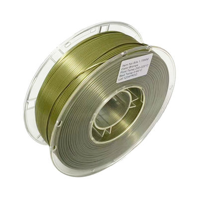 PINRUI सिल्क पीएलए फिलामेंट 1.75 मिमी 1KG ((2.2lbs) स्पूल सटीकता +/- 0.03 मिमी 3 डी प्रिंटर फिलामेंट प्लास्टिक एफडीएम 3 डी प्रिंटर के लिए