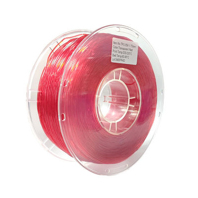 उच्च लोच TPU 1.75mm /3.0mm, लचीला फिलामेंट 3D प्रिंटिंग फिलामेंट सामग्री के लिए