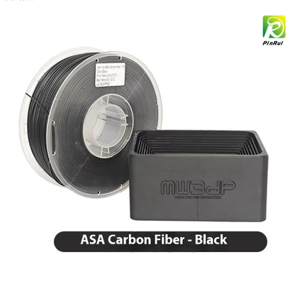 PINRUI ASA-CF फिलामेंट कार्बन फाइबर सामग्री प्रभाव प्रभाव प्रतिरोधी घर्षण प्रतिरोधी उच्च तापमान 3 डी प्रिंटर फिलामेंट