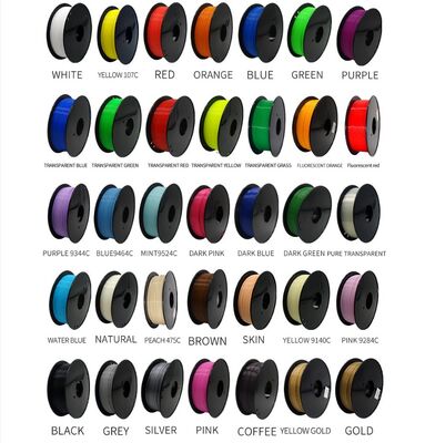 PINRUI 50 Types 45 Colors 1.75mm 2.85mm 3mm ABS PLA 3D Printing Filament Plastic Rods for 3D Printer