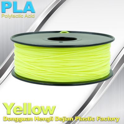Materials Yellow PLA 1.75mm Filament For Cubify And UP 3D Printer